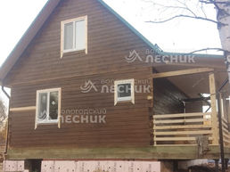 Дом 9х6 с террасой 5х2 из бруса под ключ в КП Изумрудный