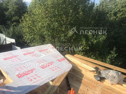 Дом 8х6 из бруса под усадку в СНТ Мичуринец
