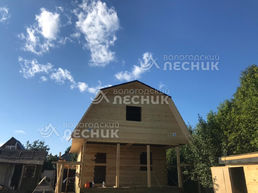 Дом 8х6 из бруса под усадку в СНТ Мичуринец
