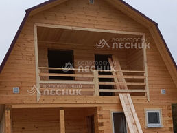Дом 8х6 из бруса под ключ в д. Шепилово