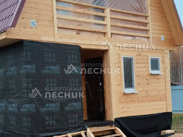 Дом 8х6 из бруса под ключ в д. Шепилово