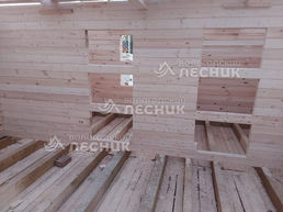 Дом 8х6 из бруса под усадку в г. Новая Ладога