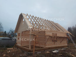 Дом 8х6 из бруса под усадку в г. Новая Ладога