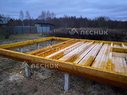 Дом 8х6 из бруса под усадку в д. Умлянда