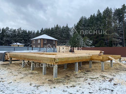 Дом 9х7.5 из бруса под ключ в д. Савино