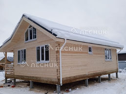 Дом 9х7.5 из бруса под ключ в д. Савино