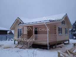 Дом 9х7.5 из бруса под ключ в д. Савино