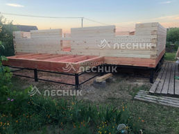 Дом 8х6 из бруса под ключ в Манилово