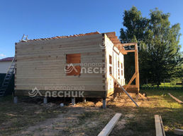 Дом 8х6 из бруса под усадку в г. Тула