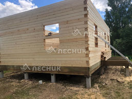 Дом 8х6 из бруса под усадку в г. Тула