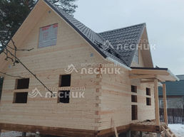 Дом 8х6 из бруса под усадку в СНТ Березовая Роща