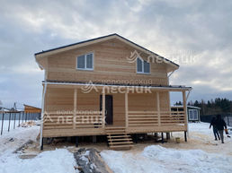 Дом 12.5х9  по каркасной технологии в Оредеж-парк