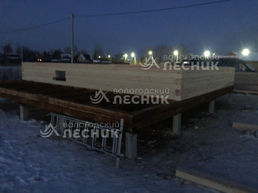 Дом 8х8 из сухого профилированного бруса 150х150 мм под усадку