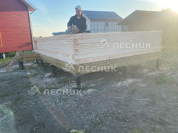 Баня 4х6 из бруса в СНТ Новая Проба