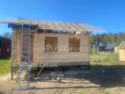 Баня 4х6 из бруса в СНТ Новая Проба