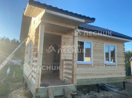 Баня 4х6 из бруса в СНТ Новая Проба
