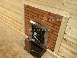 Баня 4х6 из бруса в СНТ Новая Проба