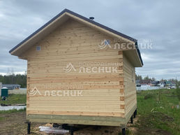 Баня 4х6 из бруса в СНТ Новая Проба