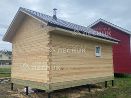 Баня 4х6 из бруса в СНТ Новая Проба