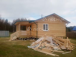 Дом 8.5х8 из бруса под ключ в д. Громошиха