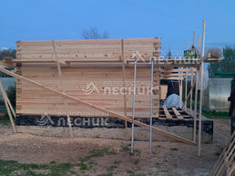 Дом 6х6 из бруса под ключ в д. Лукко.