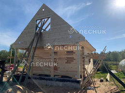 Дом 6х6 из бруса под ключ в д. Лукко.