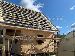 Дом 6х6 из бруса под ключ в д. Лукко.