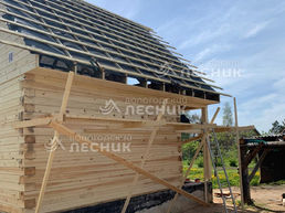 Дом 6х6 из бруса под ключ в д. Лукко.