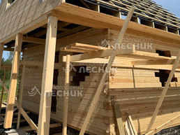 Дом 6х6 из бруса под ключ в д. Лукко.