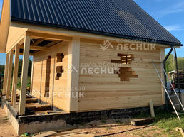 Дом 6х6 из бруса под ключ в д. Лукко.