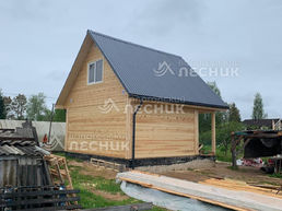 Дом 6х6 из бруса под ключ в д. Лукко.