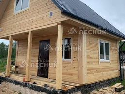 Дом 6х6 из бруса под ключ в д. Лукко.