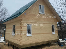 Дом 6х6 из бруса под ключ в СНТ 