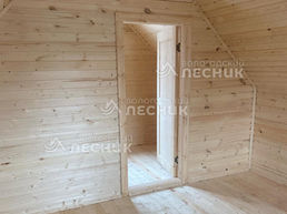 Дом 6х6 из бруса под ключ в СНТ 
