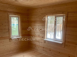 Дом 6х6 из бруса под ключ в СНТ 