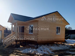 Дом 8х6 из бруса под ключ в ДНП Маврино