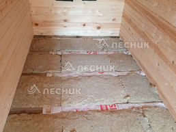 Дом 9х6 из бруса под ключ в п. Цвылёво.