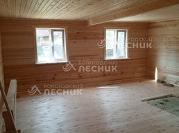 Дом 9х6 из бруса под ключ в п. Цвылёво.