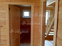 Дом 9х6 из бруса под ключ в п. Цвылёво.