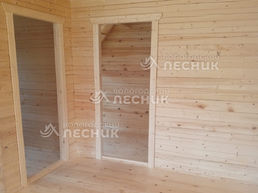 Дом 9х6 из бруса под ключ в п. Цвылёво.