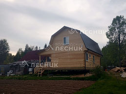 Дом 9х6 из бруса под ключ в п. Цвылёво.