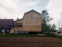 Дом 9х6 из бруса под ключ в п. Цвылёво.