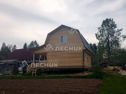 Дом 9х6 из бруса под ключ в п. Цвылёво.