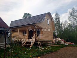 Дом 9х6 из бруса под ключ в п. Цвылёво.