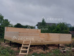 Дом 8х6 из бруса под ключ в д. Соловатово