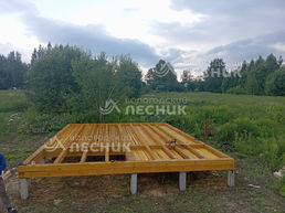 Дом 8х6 из бруса под усадку в д. Ботово