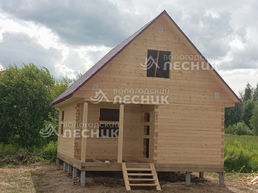 Дом 8х6 из бруса под усадку в д. Ботово