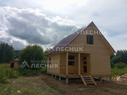 Дом 8х6 из бруса под усадку в д. Ботово