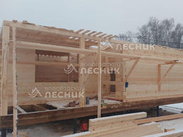 Дом 9х6 из бруса под усадку в г. Вельск