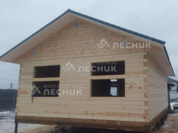 Дом 9х6 из бруса под усадку в г. Вельск